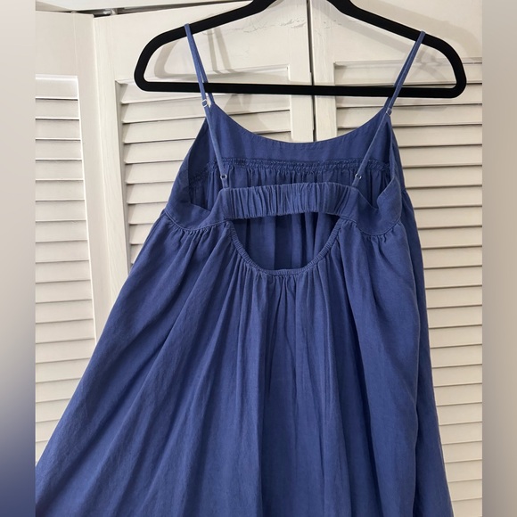 EUC Madewell Blue Midi Dress - Picture 4 of 5